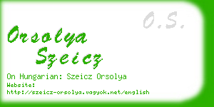 orsolya szeicz business card